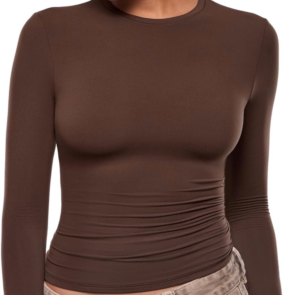 Women’s Brown Long Sleeve Shirt